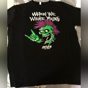 When We Were Young Festival 2023 Tshirt Mens sz XL GREEN DAY & BLINK-182 etc NEW